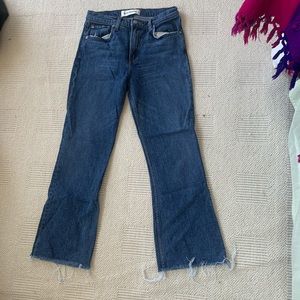 Reformation Jeans Cropped “Flood” jeans